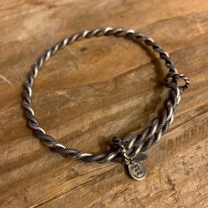 Alex and Ani Silver Adjustable Bangle Bracelet